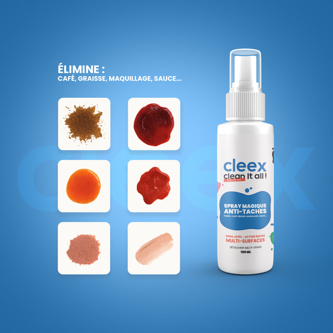 Cleex – Spray Magique Anti-Taches 100 ml